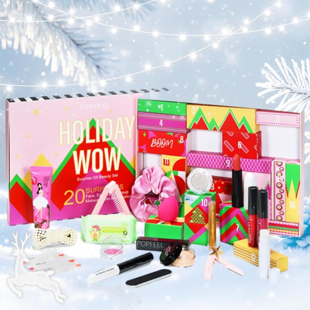 Makeup Advent Calendar 2026, New Year Gifts for Teenage Girls Women All in One M